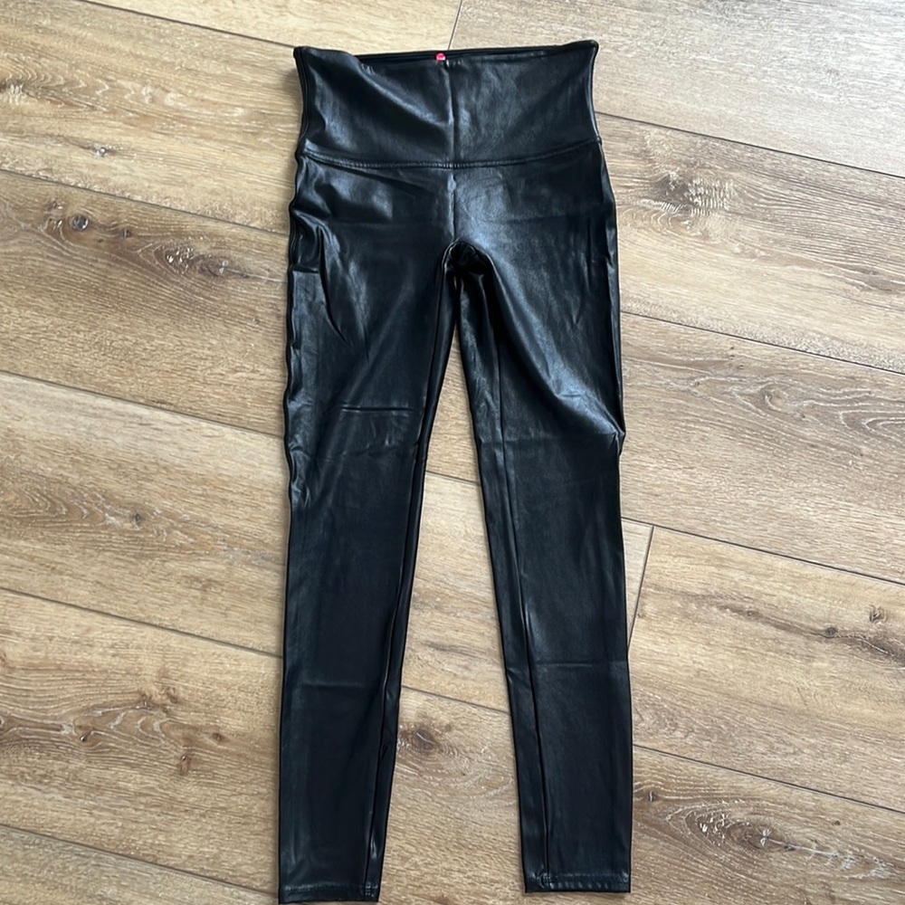 Spanx faux leather leggings